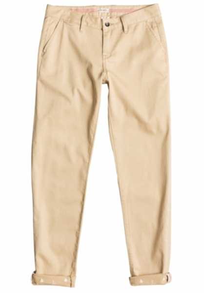 Roxy Sunkissers - Khaki/Beige Donna Accogliente Pantaloni (Z6158)